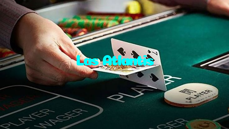 Las Atlantis casino presented on mobile device in Pakistan with slots and live games